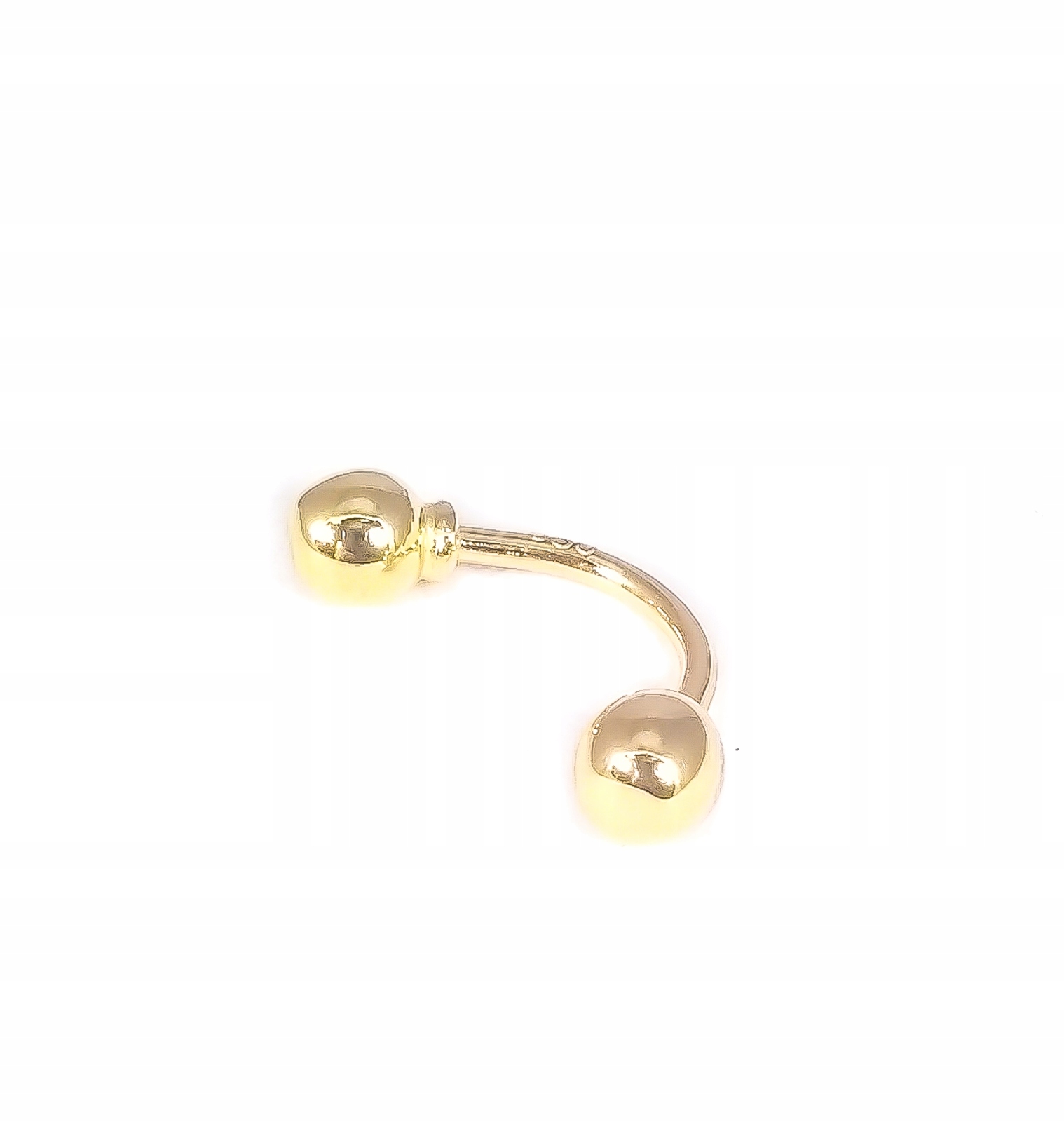 Zlatá piercing do nosa náušnice id KP019