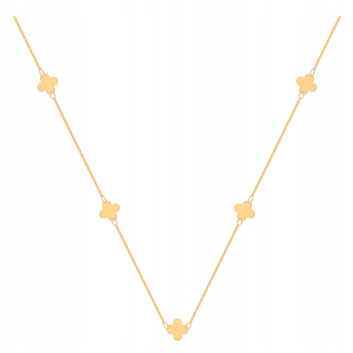 Zlatý náhrdelník CLEBENT CLOVER 3,40 G 83 cm