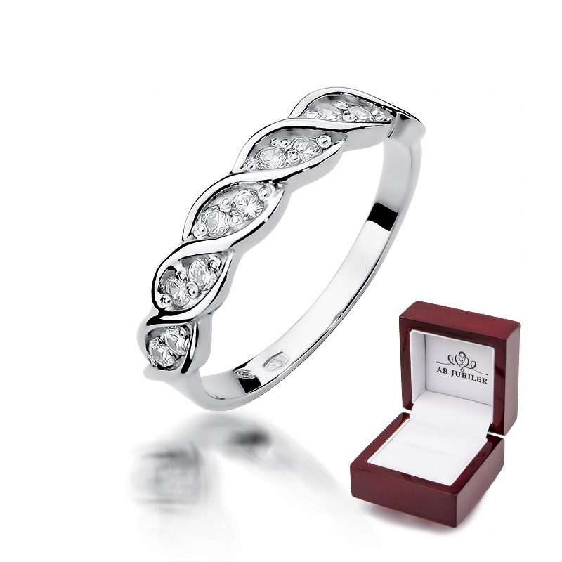 Zlatý diamantový prsteň 0,20 ct W-349