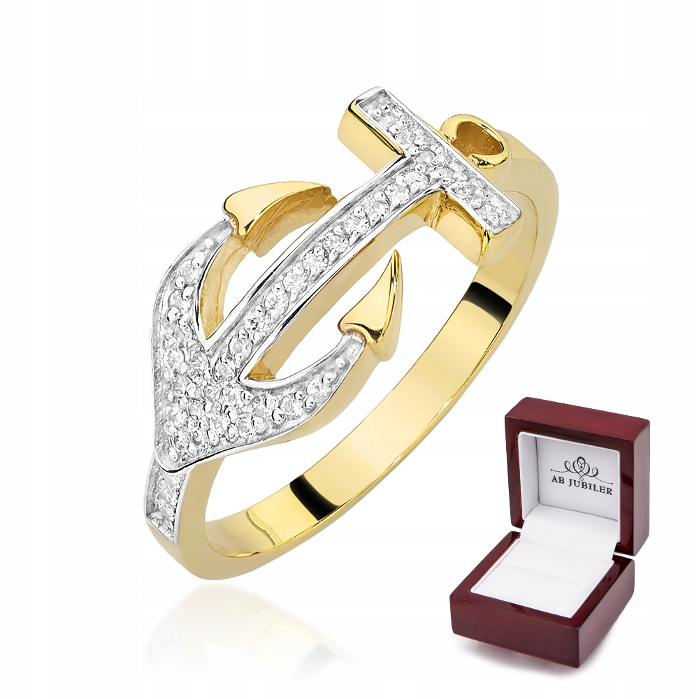 Zlatý diamantový prsteň 0,20 ct W-454
