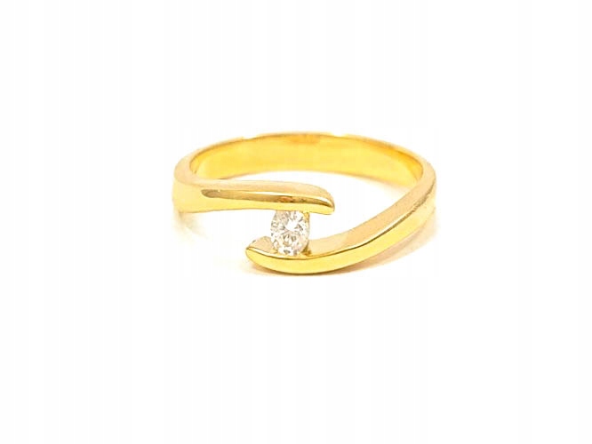 Zlatý prsteň CLASSIC 585 PERFECT ENGAGEMENT r12