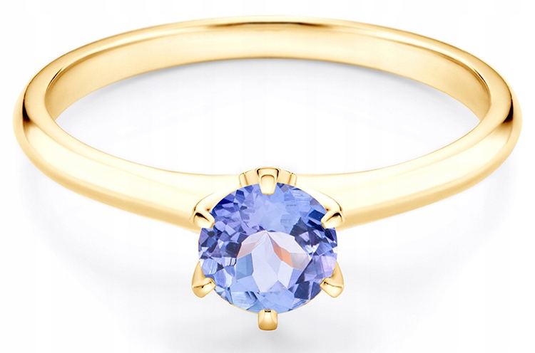Zlatý zásnubný prsteň SAVICKI Tanzanite 585
