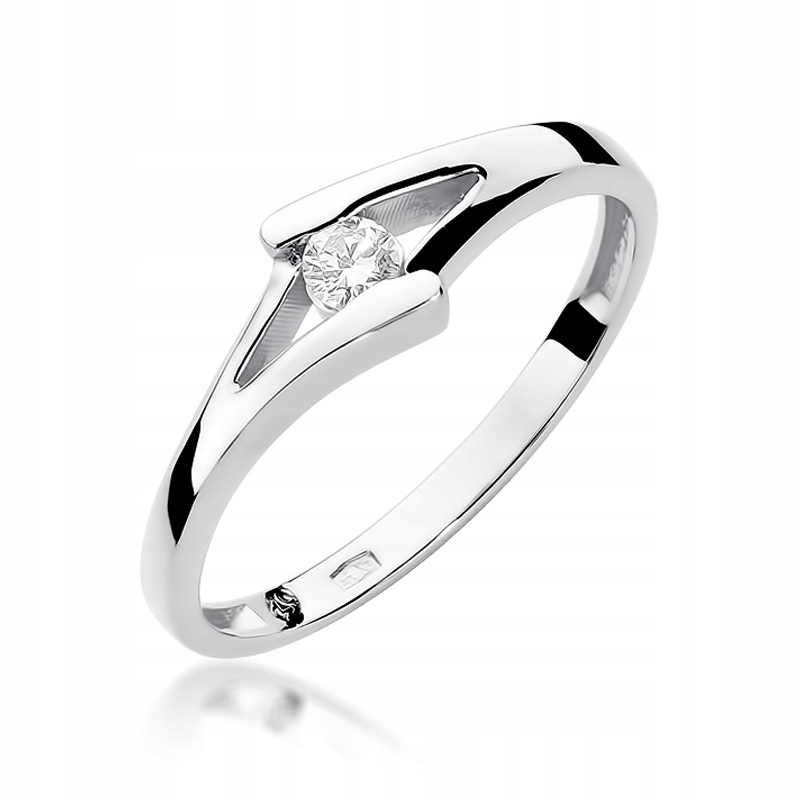 Zlatý zásnubný prsteň W-250 Diamond 585
