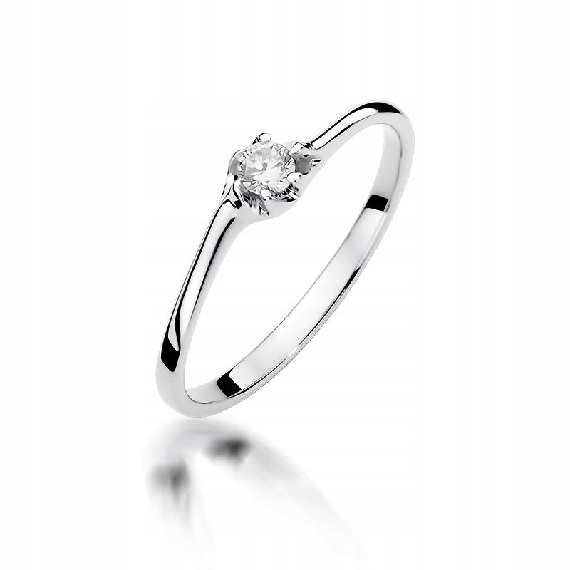 Zlatý zásnubný prsteň W-383 Diamond 585