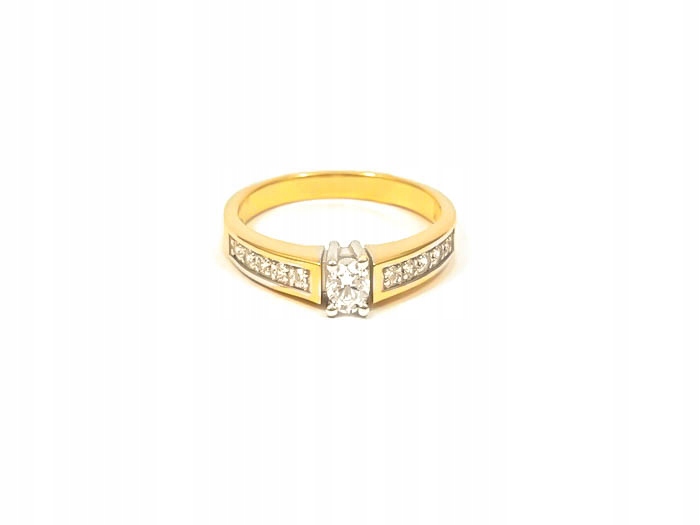 Zlatý prsteň pr585 ENGAGEMENT CLASSIC r17