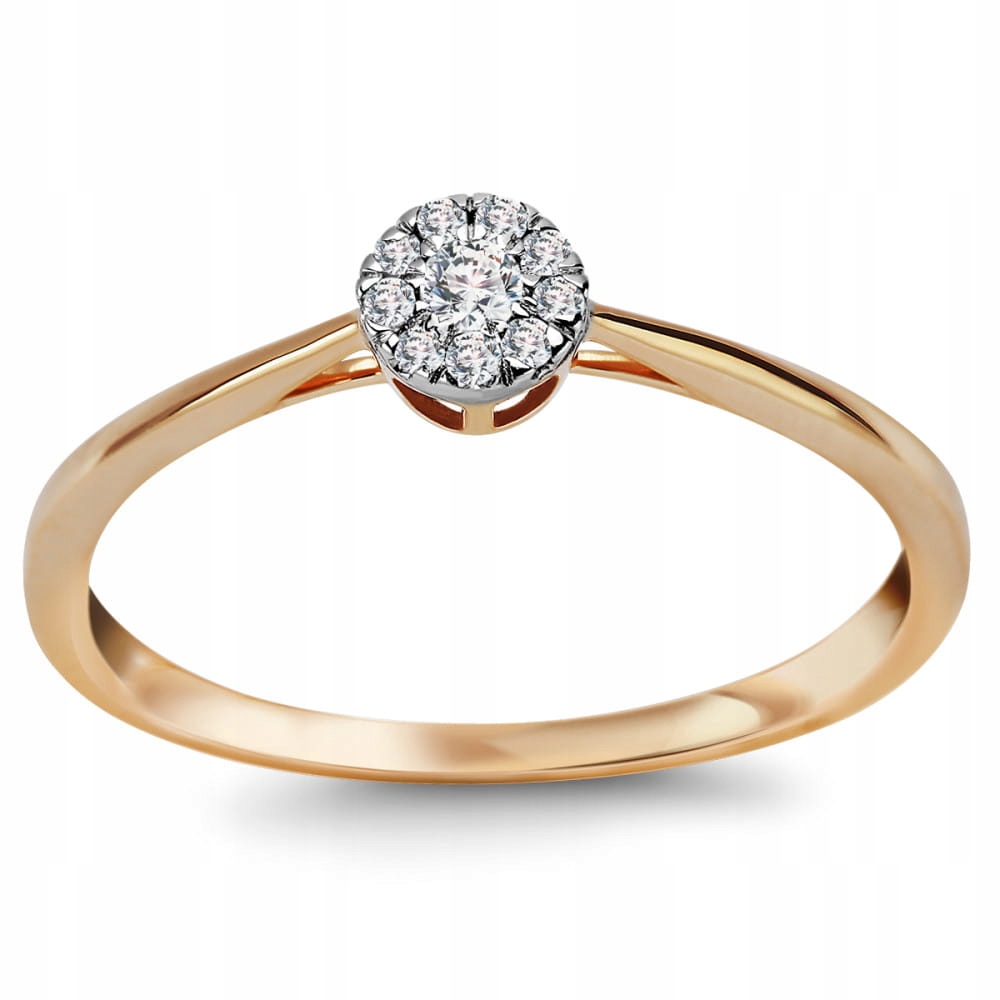 Zlatý prsteň s Verona/Áno 11130 Diamonds