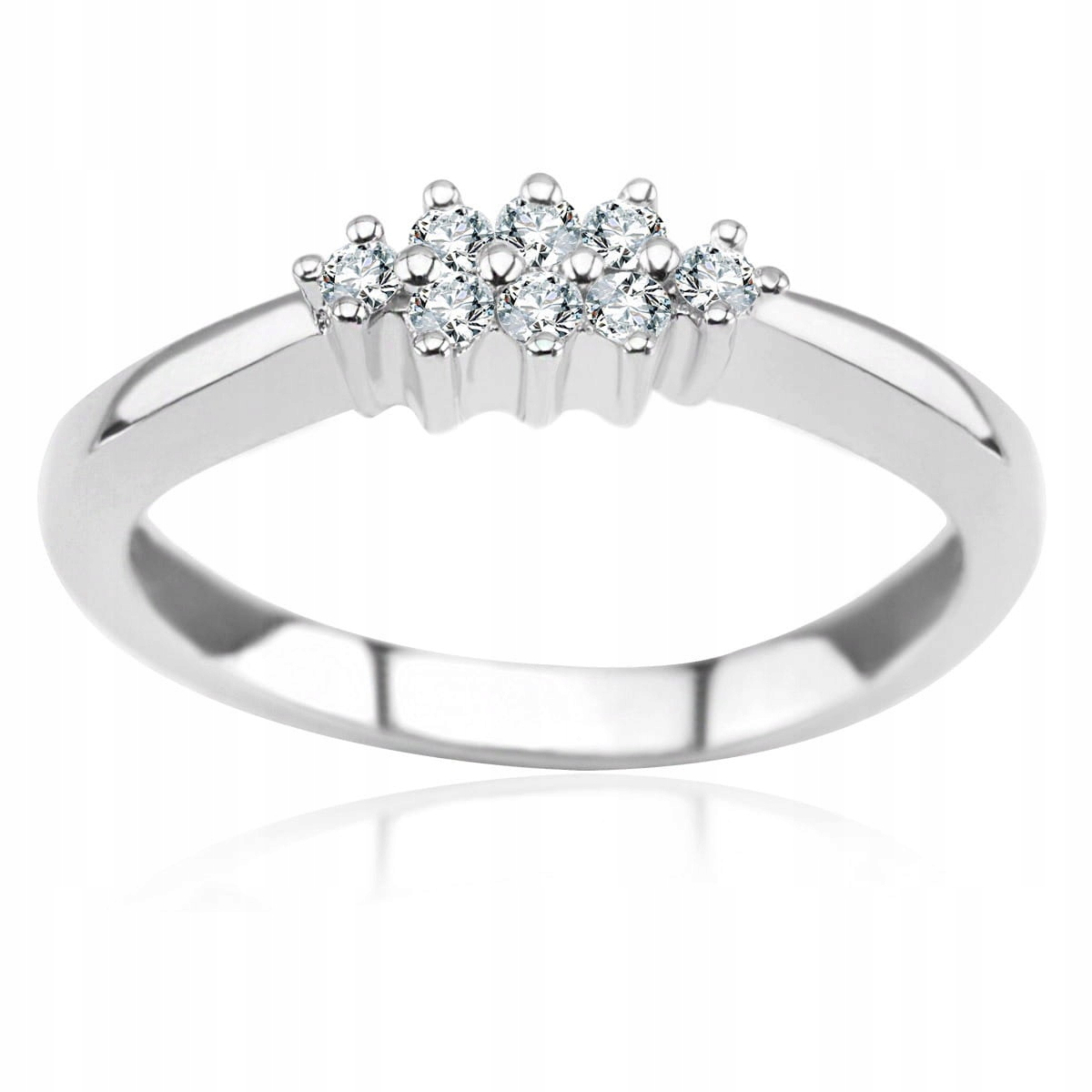 Zlatý prsteň s Verona/Áno 3563W Diamonds