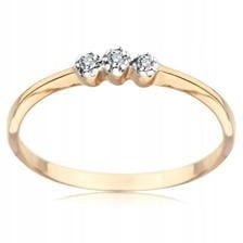 Zlatý prsteň s Verona/Áno Z-2238 Diamonds