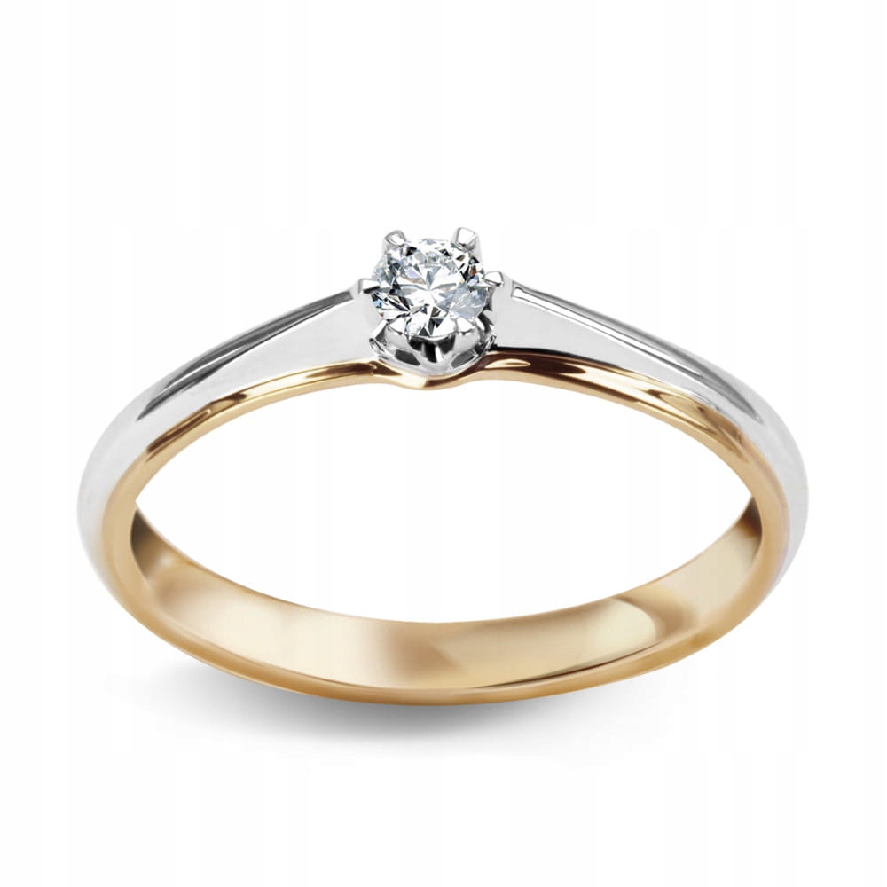 Zlatý prsteň s Verona 11504 0,10ct Diamond
