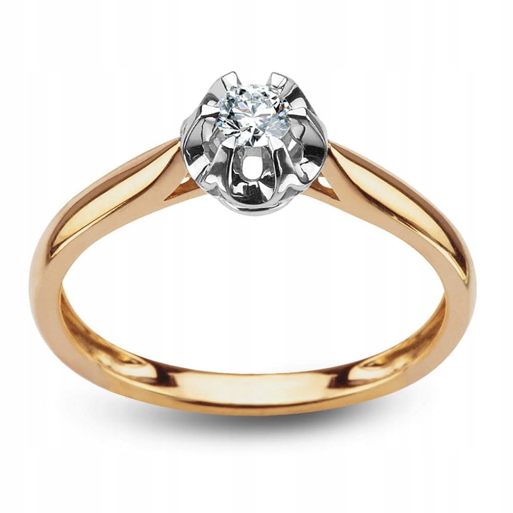 Zlatý prsteň s Verona 1199 0,052Ct Diamond