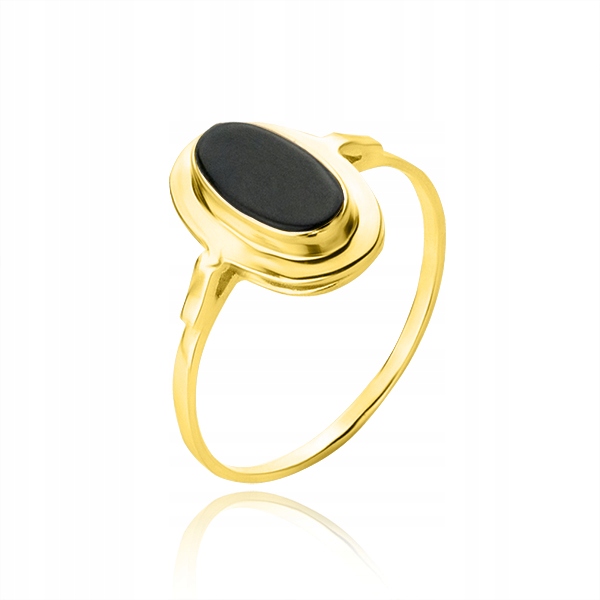 Onyx Gold Ring 585