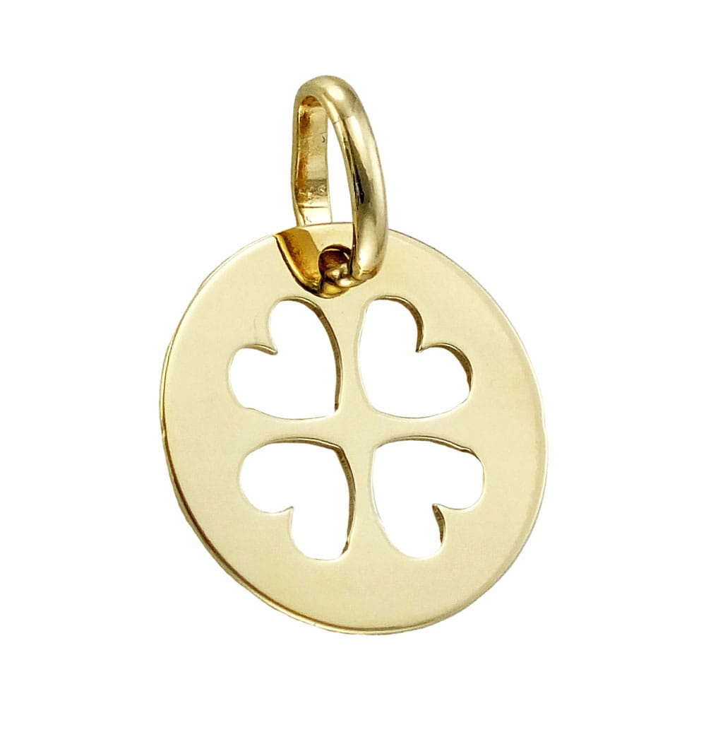 Zlatý prívesok Four -Leaf Clover Pr. 585