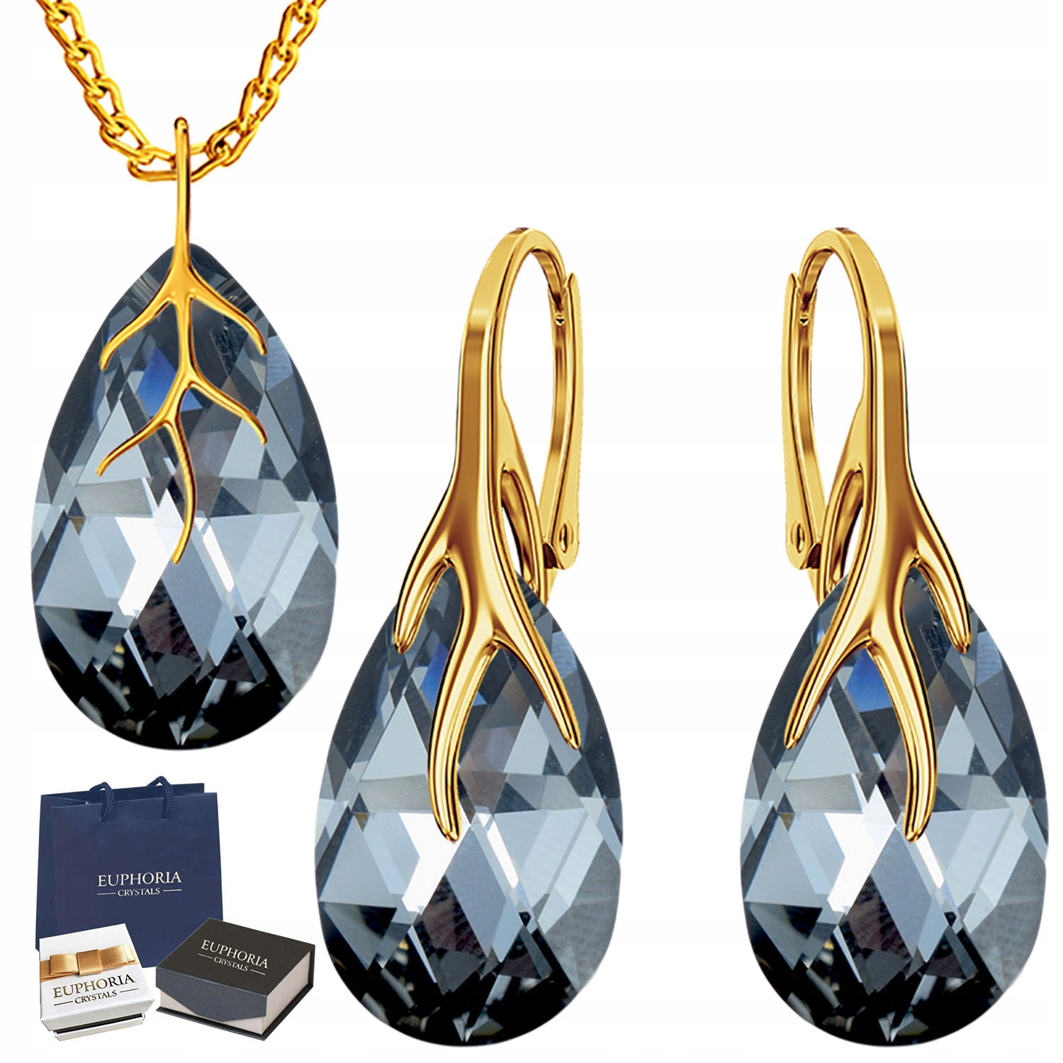 Zlatý feisty Swarovski Spection 925 Hit