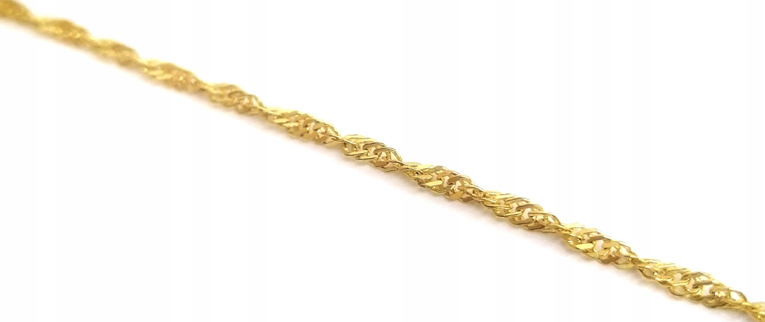 Zlatý reťazec 333 2,35 g 60 cm Singapur M