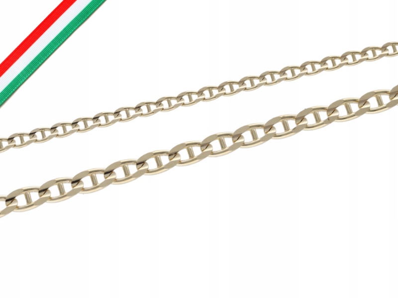 Zlatý reťazec 585 Gucci plné 65 cm 17,21g