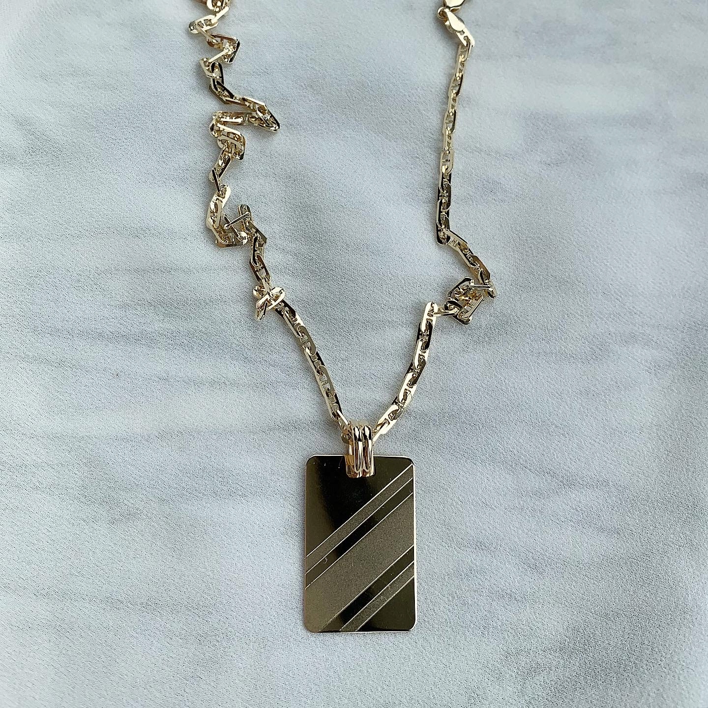 Zlatý reťazec Ankier 55 Plate 30x20 mm PR 585