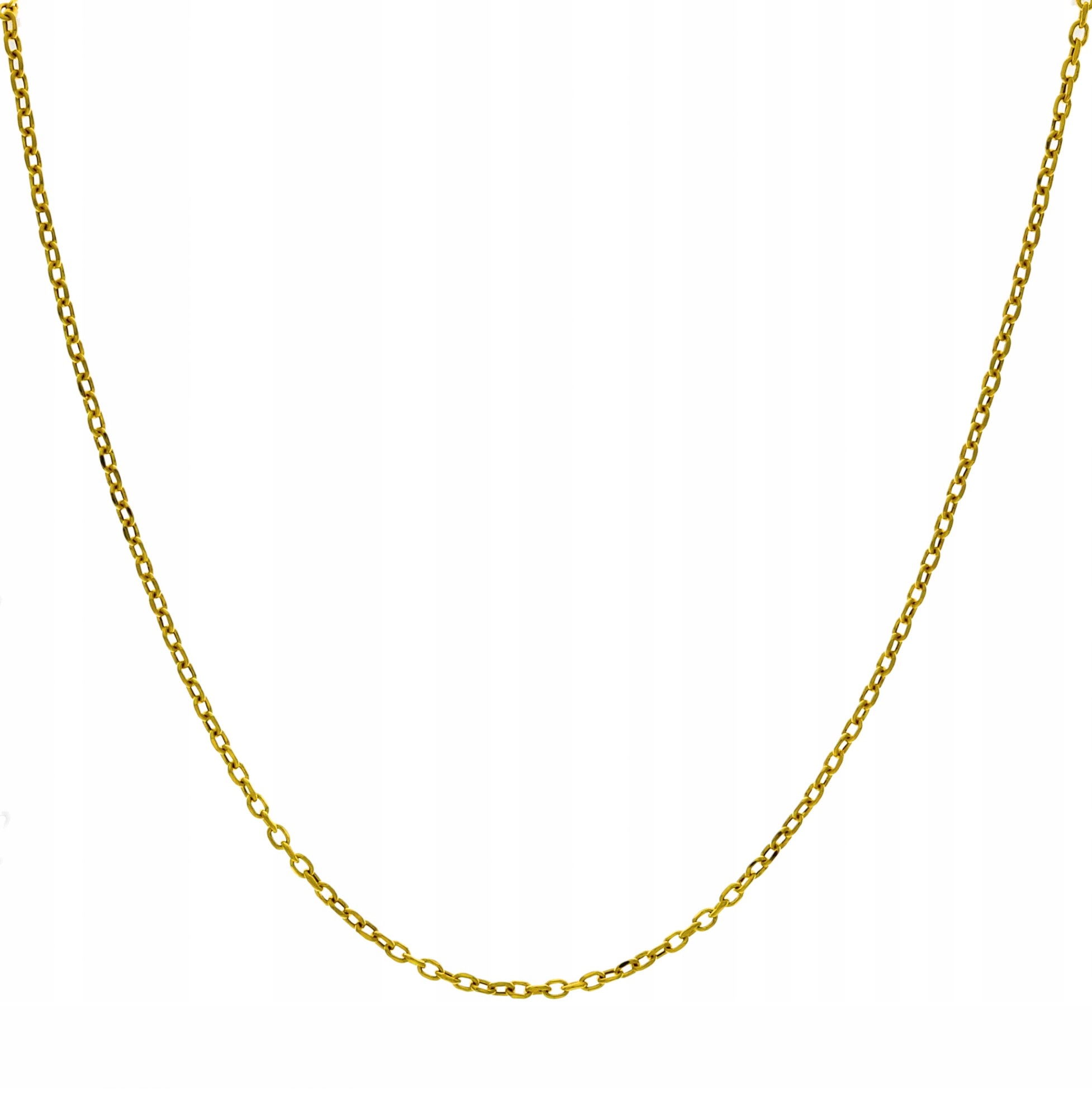 Zlatý reťazec Ankier 65 cm 14k