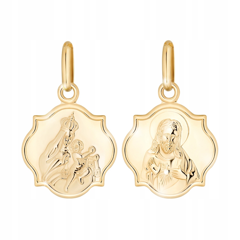 Zlatá medaila 585 Scapular, matka Scapular