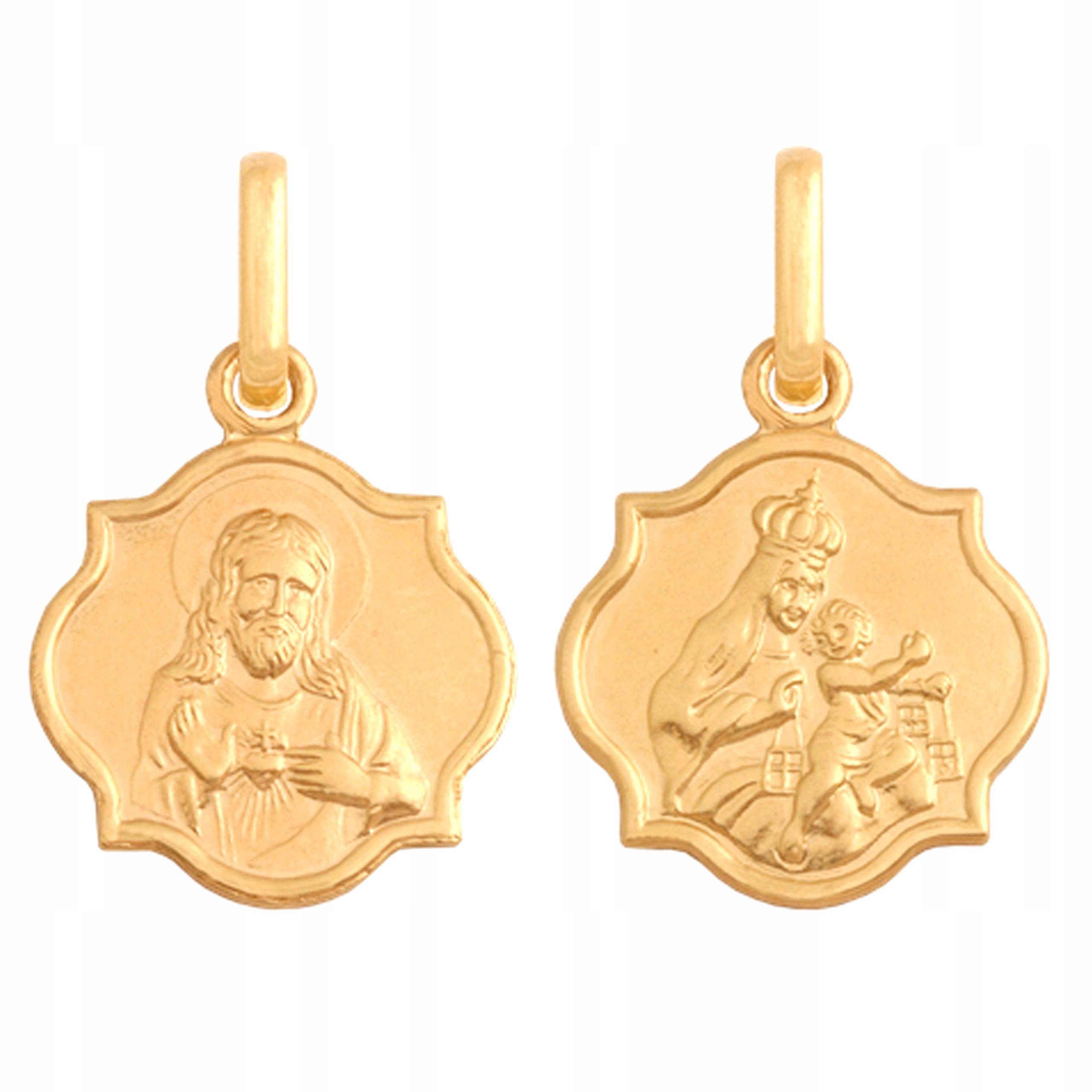 Zlatá medaila 585 s matkou Boha Scapular 1,15G