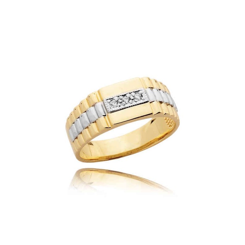 Golden Men's Signet, Model S21, Gold Pr.0.585