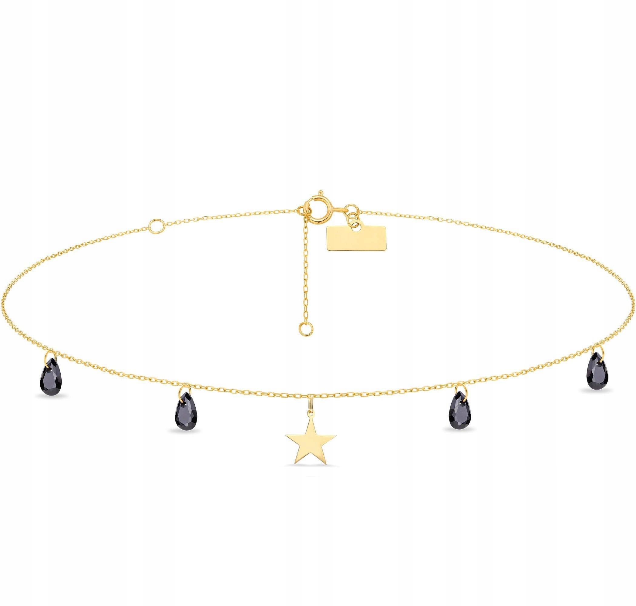 Zlatý náhrdelník 333 Celebrity Choker Slz Star