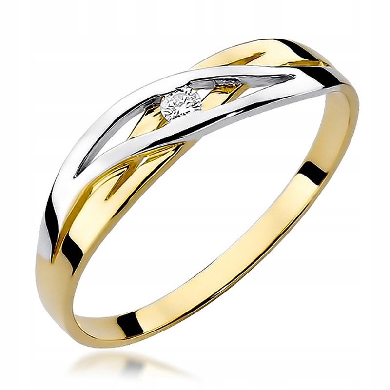 Zlatý prsteň 333 ZIRCONIA RING 8K veľkosť 18
