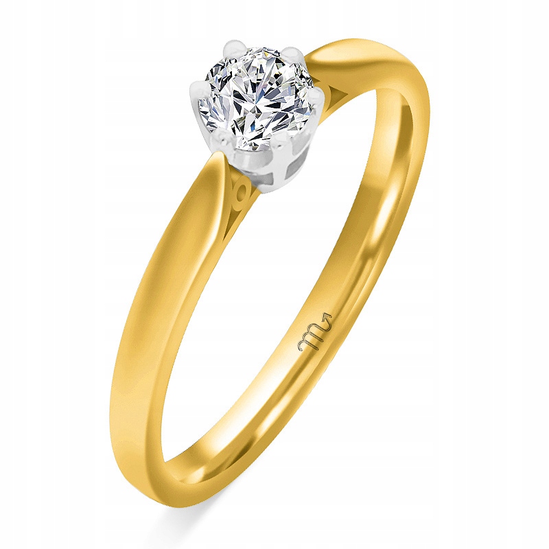 Laboratórny diamant 0,30 CT Ring 585