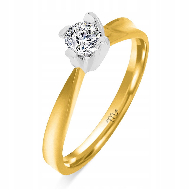 Lab-pestovaný diamant 0,30ct Diamond Golden Ring