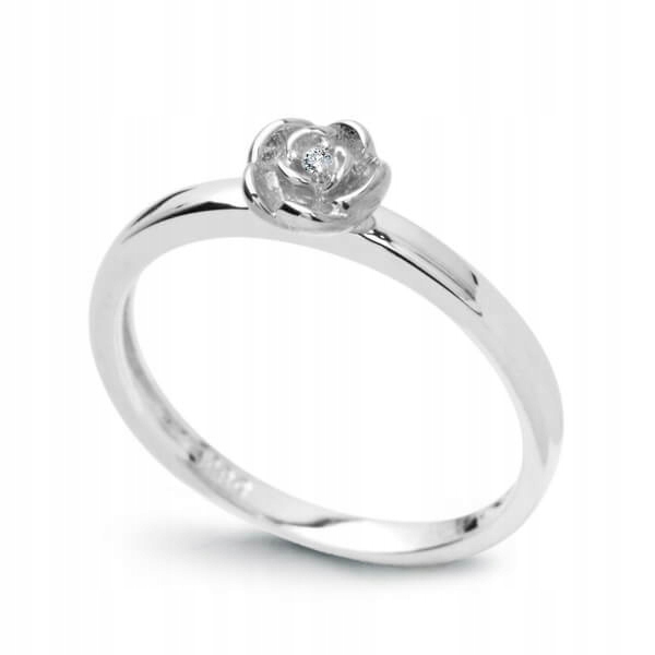 Zlatý prsteň PBD3748W - diamant