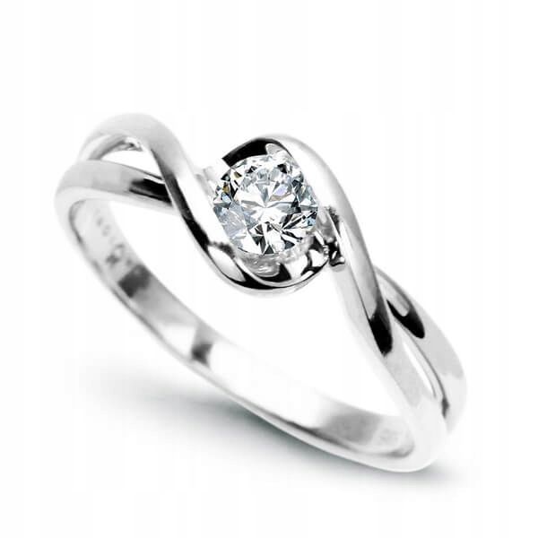 Zlatý prsteň PBD4357 - diamant