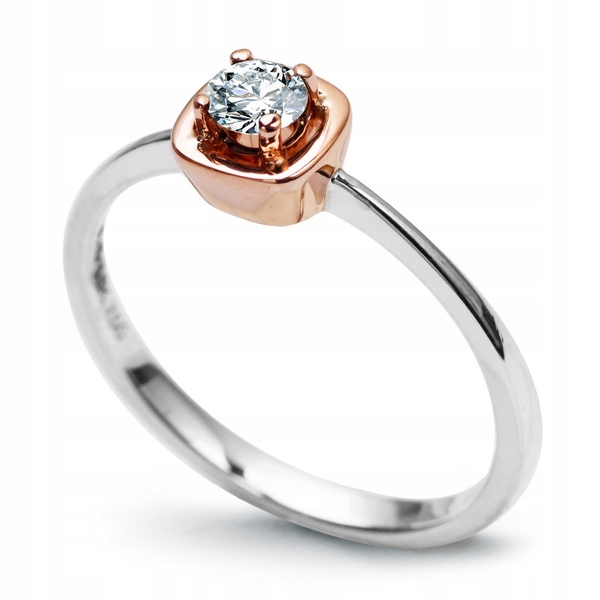Zlatý prsteň PXD1542D - diamant