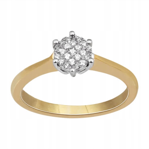 Zlatý prsteň PXD3806 - diamant