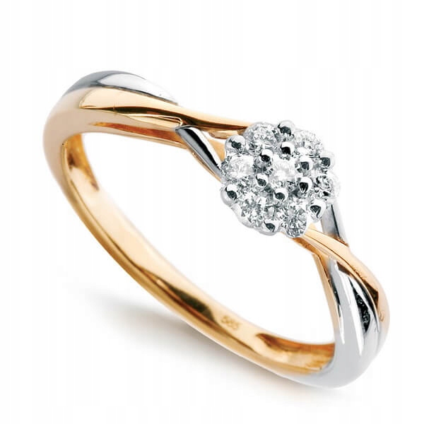 Zlatý prsteň PXD5621 - diamant