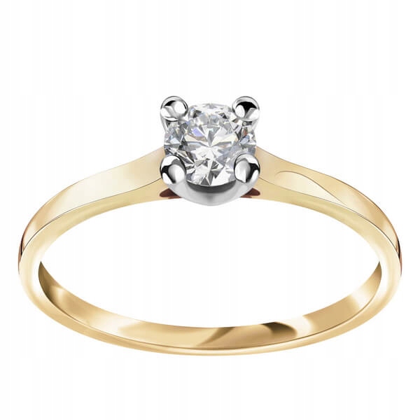 Zlatý prsteň PZD5537 - diamant