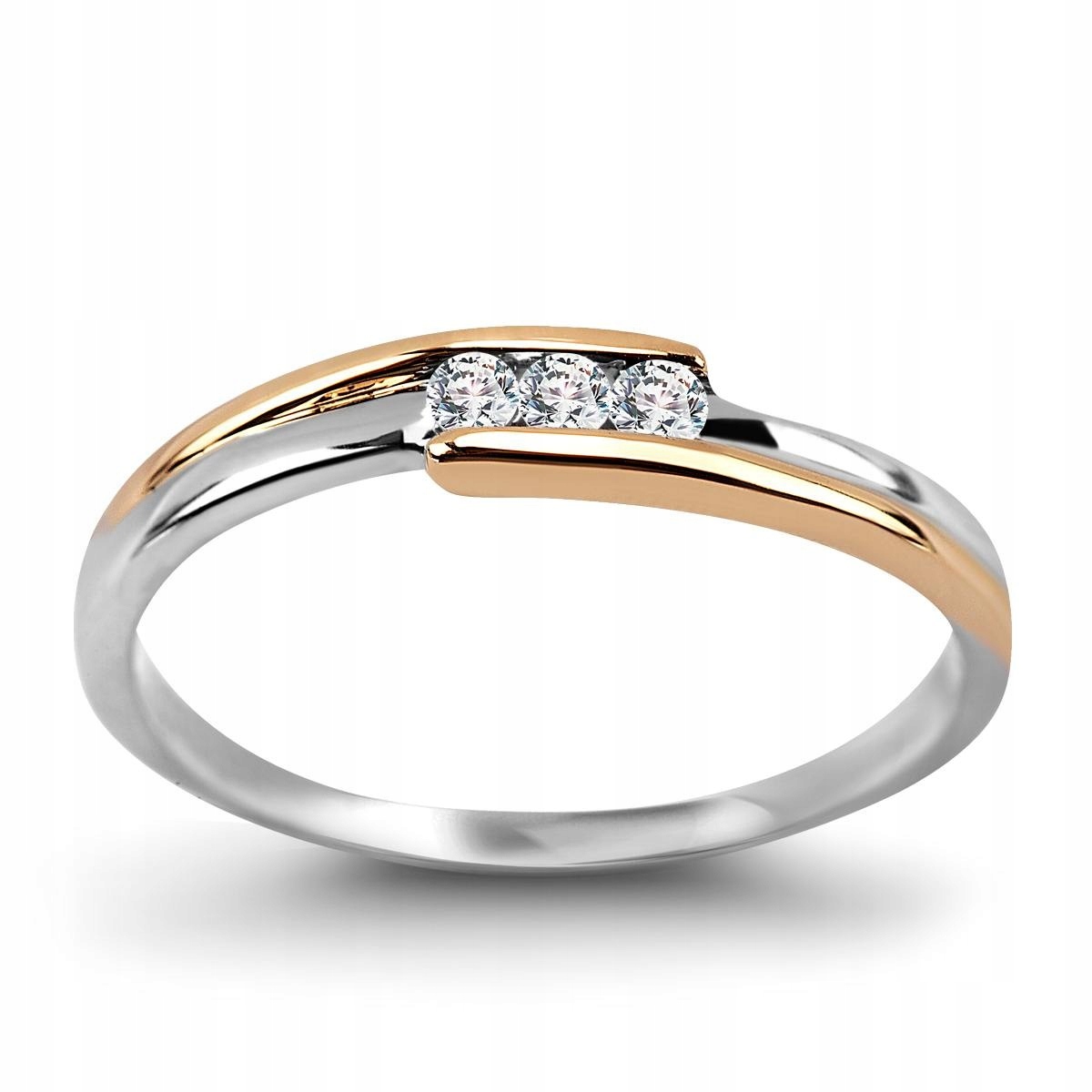 Zlatý prsteň Verona / Áno diamant Y01-10071 r14