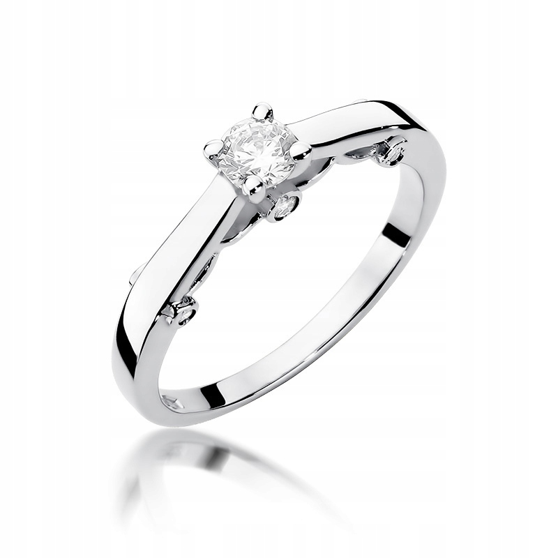 Zlaté prstene s briliantmi 0,28 CT 0,585