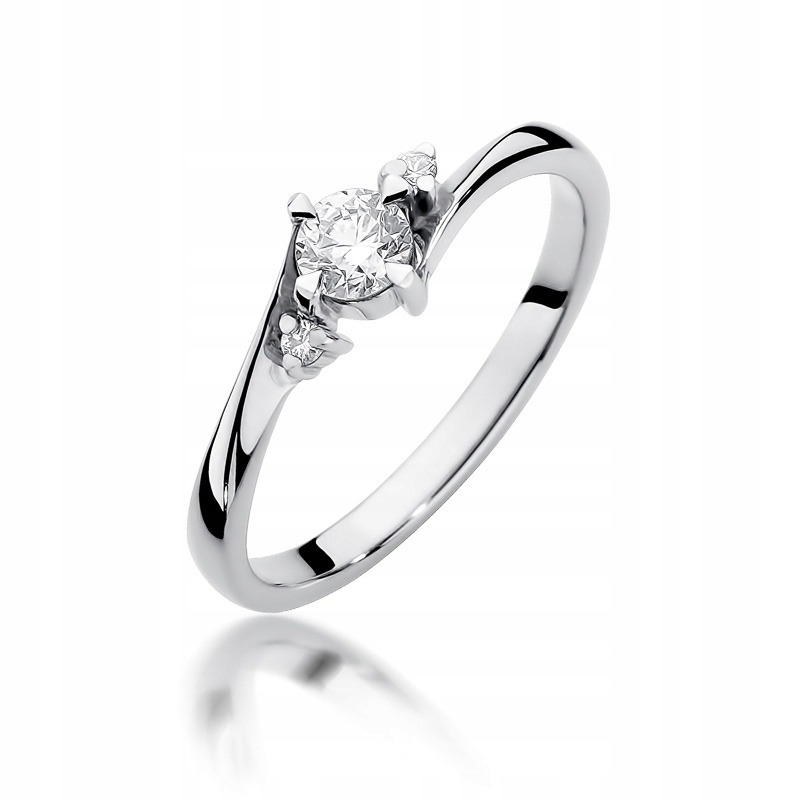 Zlatý prsteň s briliantmi, brilianty 0,28 CT
