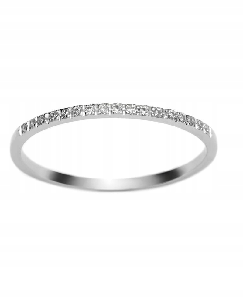 Zlatá drôta s diamantmi 0,05 ct