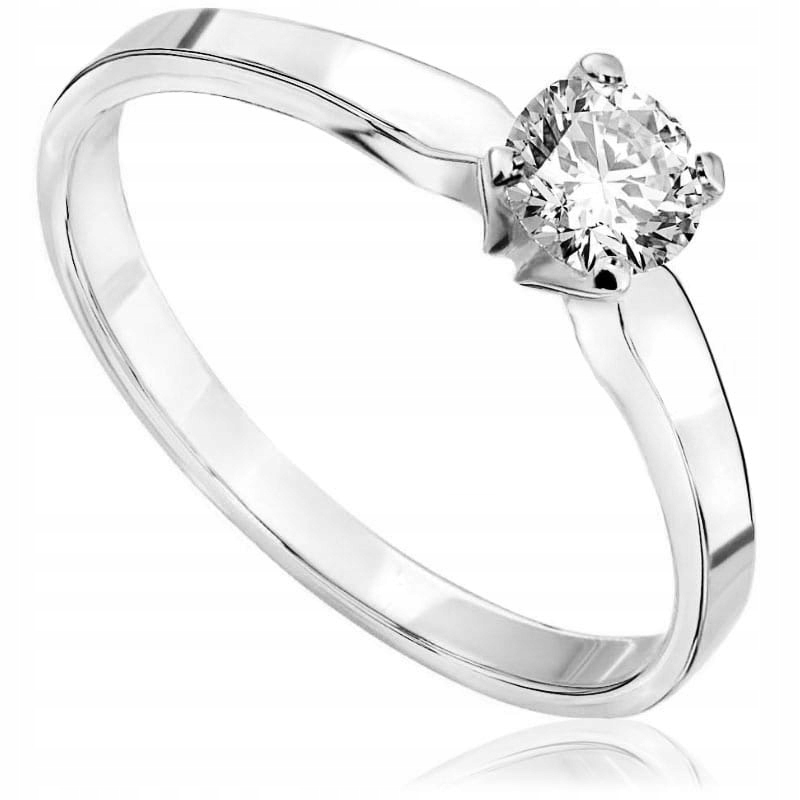 Zlatý diamantový prsteň s 0,29 CT