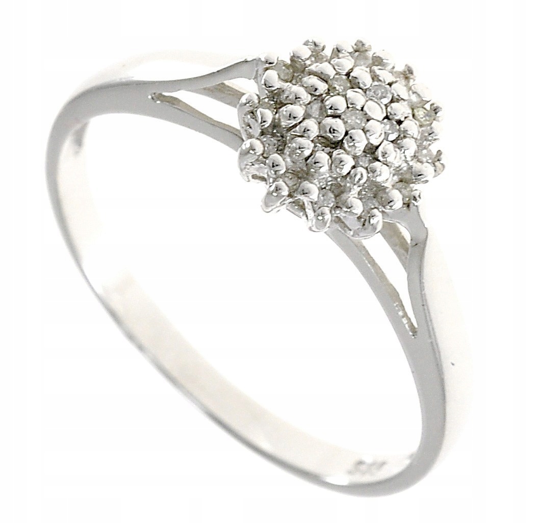 Zlatý prsteň s diamantom 585 a1042 13 biely