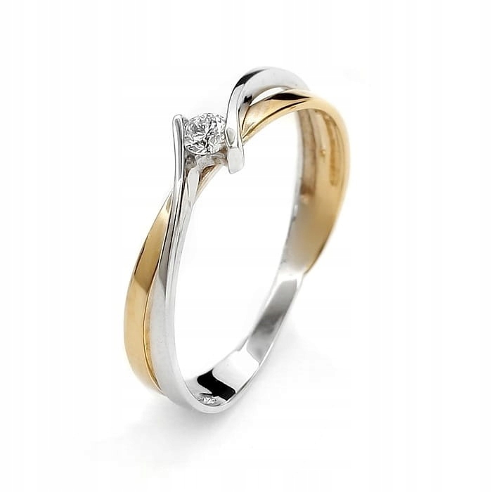 Prsteň 223/05 s diamantom 0,09 ct