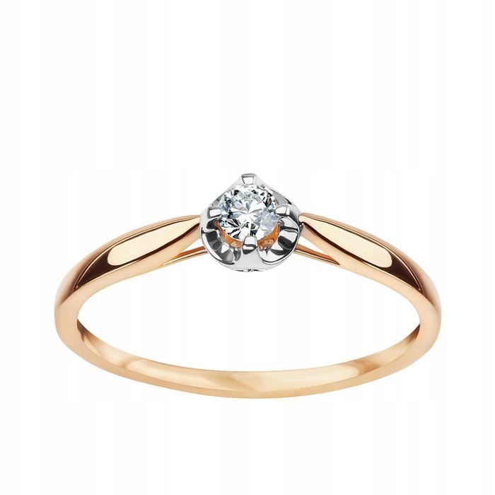 Zlatý prsteň s Verona Diamond/ 16501 R-15