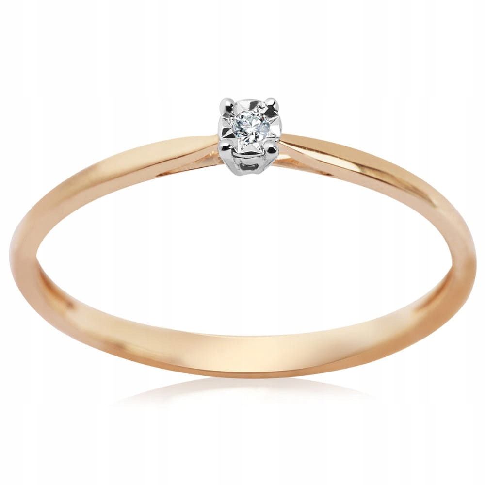 Zlatý prsteň s diamantom Verona / Áno 3324
