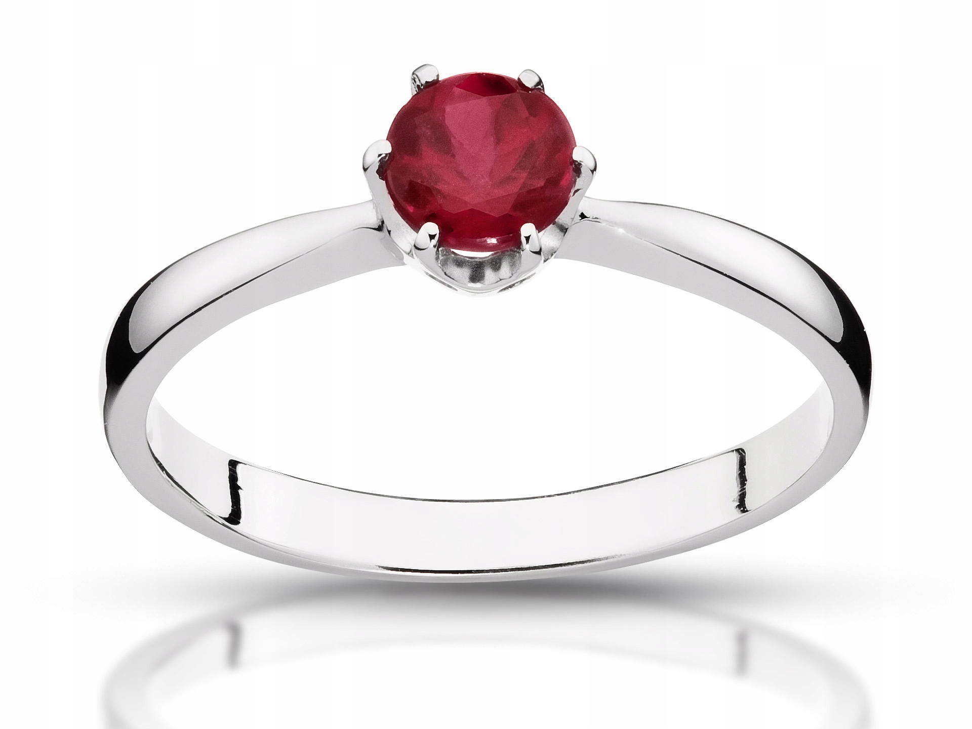 Zlatý prsteň s prírodným rubínom 0,50 ct 585
