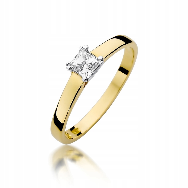 Zlatý zásnubný prsteň diamant 0,30 CT