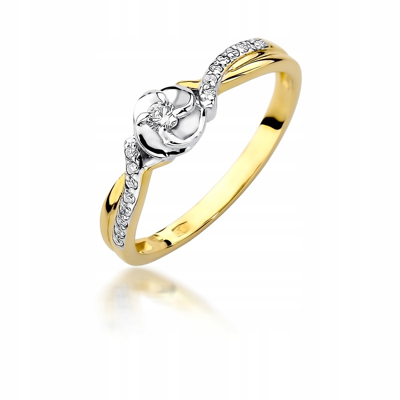Zlatý zásnubný prsteň Brilliants Diamonds !!
