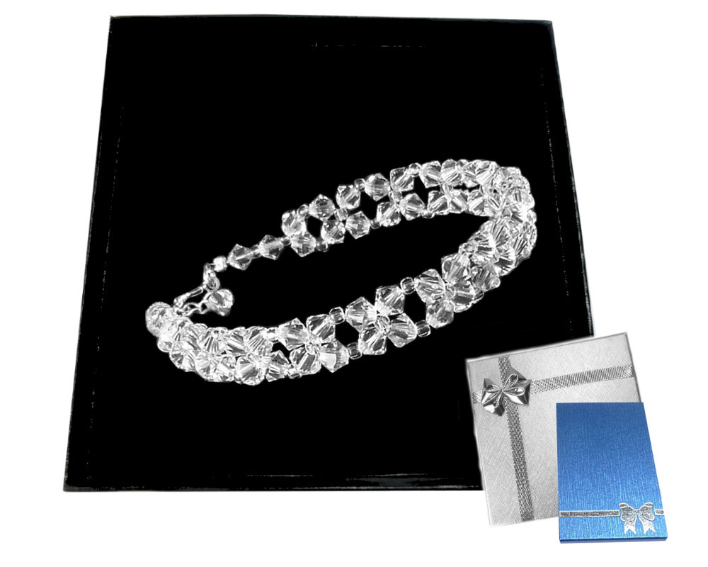 Svadobný náramok Swarovski CRYSTAL s321 sa trbliece
