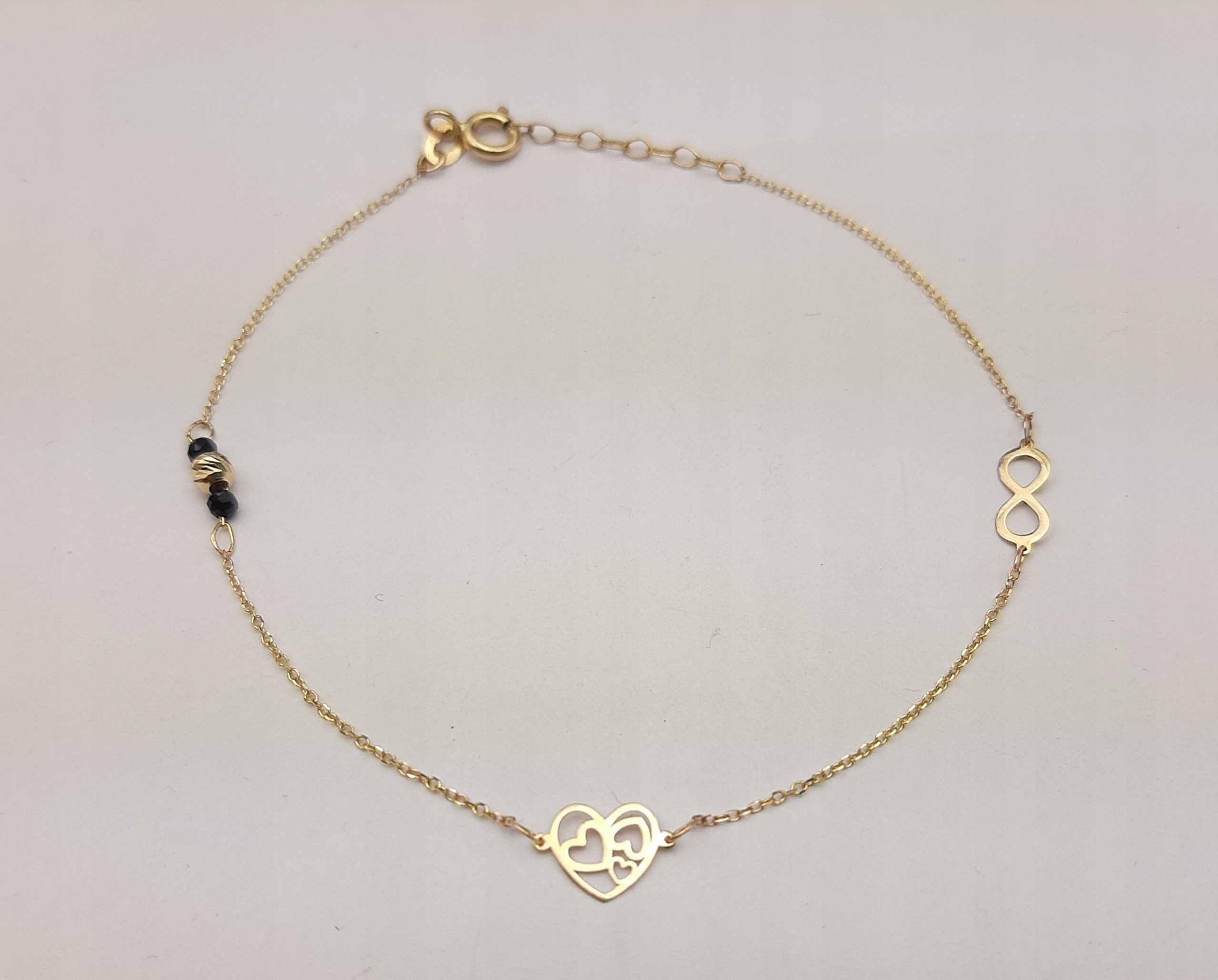 Náramky Infinity Openwork Heart 585