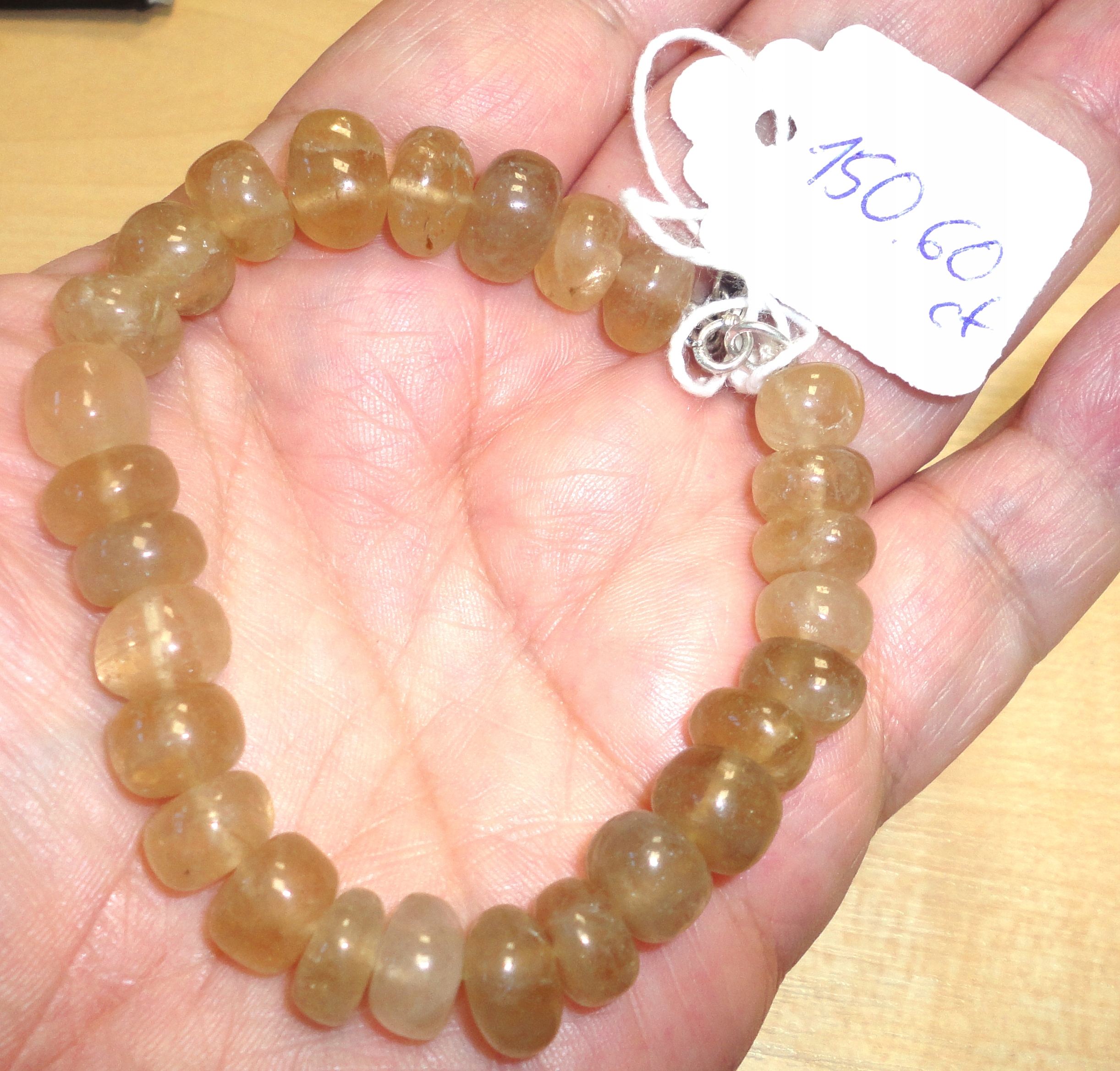 Náramok s prírodným ruttilovaným 150,60ct