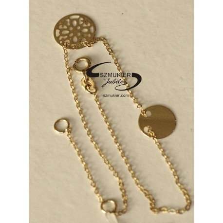 Celebrity Pr.333 Gold Bracelet +dve kolesá